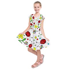 Ladybugs Kids  Short Sleeve Dress