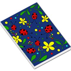 Ladybugs - Blue Large Memo Pads