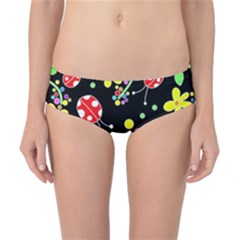 Flowers And Ladybugs Classic Bikini Bottoms by Valentinaart