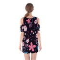 Pink ladybugs and flowers  Cutout Shoulder Dress View2