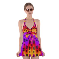 The Big City Halter Swimsuit Dress