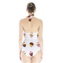 Colorful cupcakes  Halter Swimsuit View2