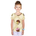 Colorful cupcakes pattern Kids  One Piece Tee View1