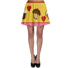 Love Cupcakes Skater Skirt by Valentinaart