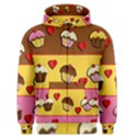 Love cupcakes Men s Zipper Hoodie View1