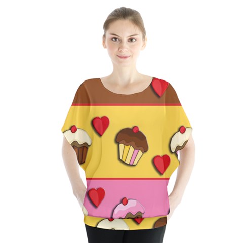 Love Cupcakes Blouse by Valentinaart