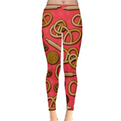 Bakery Leggings  by Valentinaart