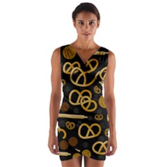 Bakery 2 Wrap Front Bodycon Dress