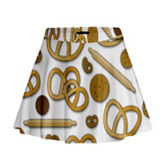 Bakery 3 Mini Flare Skirt by Valentinaart