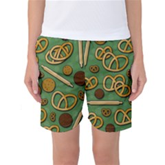 Bakery 4 Women s Basketball Shorts by Valentinaart