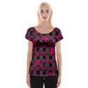 Harts pattern Women s Cap Sleeve Top View1