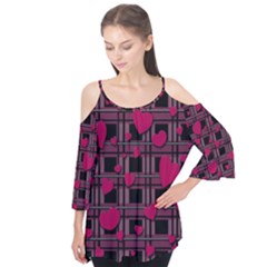 Harts Pattern Flutter Tees