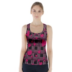 Harts Pattern Racer Back Sports Top