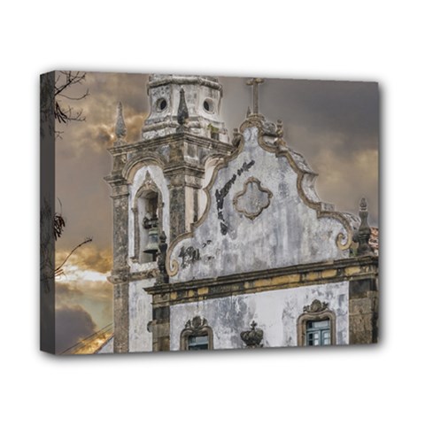 Exterior Facade Antique Colonial Church Olinda Brazil Canvas 10  X 8  by dflcprints