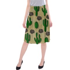 Cactuses Midi Beach Skirt