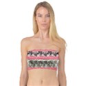 Cute Flower Pattern Bandeau Top View1