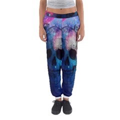 Colorful Space Skull Pattern Women s Jogger Sweatpants by Brittlevirginclothing