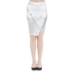 Fly Midi Wrap Pencil Skirt