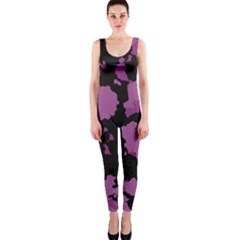 Pink Camouflage Onepiece Catsuits