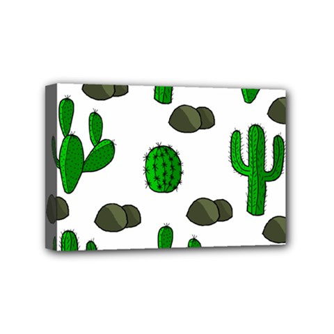 Cactuses 3 Mini Canvas 6  X 4  by Valentinaart