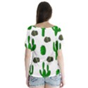 Cactuses 3 Flutter Sleeve Top View2