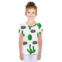 Cactuses 3 Kids  One Piece Tee