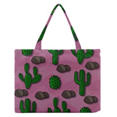 Cactuses 2 Medium Zipper Tote Bag