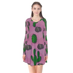 Cactuses 2 Flare Dress