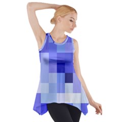 Pixie Blue Side Drop Tank Tunic