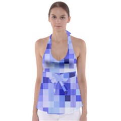 Pixie Blue Babydoll Tankini Top