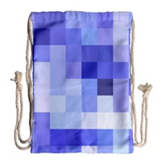 Pixie Blue Drawstring Bag (large)