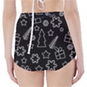 Simple Xmas pattern High-Waisted Bikini Bottoms View2