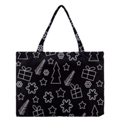 Simple Xmas Pattern Medium Tote Bag