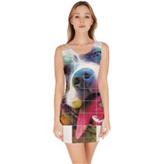 Layla Merch Sleeveless Bodycon Dress by tigflea