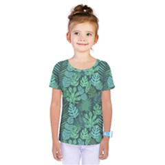 Tropical Plantation Pattern2 Kids  One Piece Tee