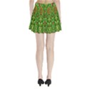 The Golden Moon Over The Holiday Forest Pleated Mini Skirt View2