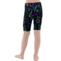 Decorative Xmas pattern Kids  Mid Length Swim Shorts View2