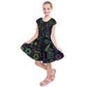 Decorative Xmas pattern Kids  Short Sleeve Dress View1