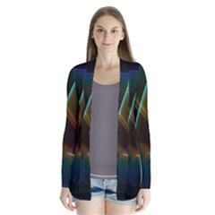 Abstract Rainbow Lily, Colorful Mystical Flower  Cardigans by DianeClancy