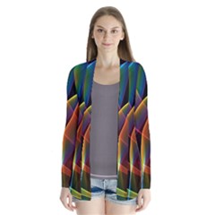 Peacock Symphony, Abstract Rainbow Music Cardigans by DianeClancy