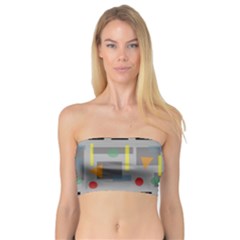 Toy Cars Bandeau Top by Valentinaart