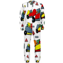 Toy Cars Pattern Onepiece Jumpsuit (men) 