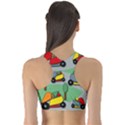 Toy car pattern Sports Bra View2