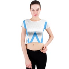 Alan Walker  Logo Crew Neck Crop Top by bhazkaragriz