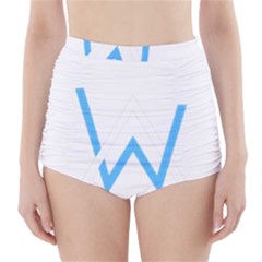 Alan Walker  Logo High-waisted Bikini Bottoms by bhazkaragriz