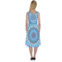 Sapphire Ice Flame, Light Bright Crystal Wheel Midi Sleeveless Dress View2