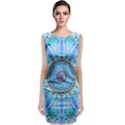 Sapphire Ice Flame, Light Bright Crystal Wheel Classic Sleeveless Midi Dress View1