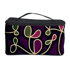 Elegant Purple Pattern Cosmetic Storage Case by Valentinaart