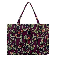 Elegant Decorative Pattern Medium Zipper Tote Bag by Valentinaart