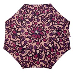 Pink And Purple Pattern Straight Umbrellas by Valentinaart